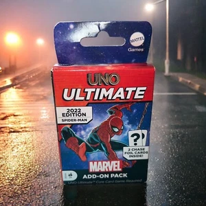 Uno Ultimate Card Game Marvel Add-On Pack Spiderman Charakter Kartendeck - Bild 1 von 5