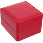 Aufbewahrungsbox Für Uhren PU- Schmuckbehälter Rotes Dekor