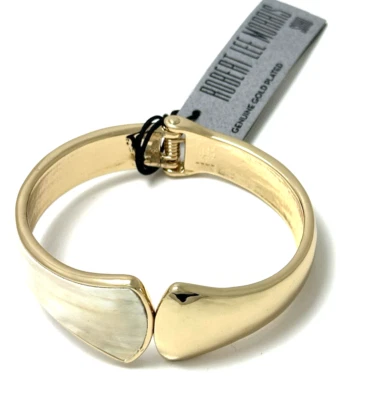 Brazalete Escultural Robert Lee Morris RLM Soho Tono Dorado Inspirado en Cuerno NUEVO Foto 1 de 4