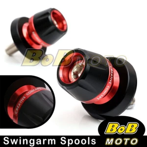 For Aprilia RSV4 1100 Factory 21-23 22 Rear Swingarm Spools Slider M6 Red - Picture 1 of 6