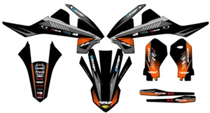 2019-2023 SX 65 SURGE Black Senge Graphics Kit Compatible with KTM - Picture 1 of 10
