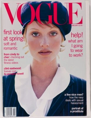 Amber Valletta ANNA NICOLE SMITH Helena Christensen VOGUE June 1993 Turlington - Image 1 of 4