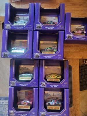 Juego de 8 coches Racing Champions Brickyard 400 1:64 Nascar 1994 caja púrpura, raro Foto 1 de 4