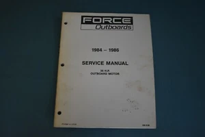 1984 85 86 Force Outboard Motor 35 H.P. Service Repair Shop Maintenance Manual - Bild 1 von 11