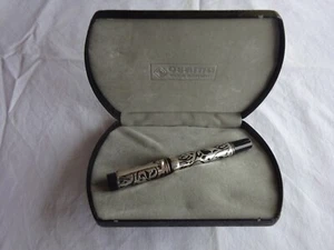 OSAMA - PENNA STILOGRAFICA in argento Hogan 300 - anni '90 - - Foto 1 di 6