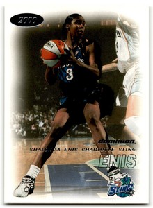 2000-01 SkyBox Dominion WNBA Smooth Moves Shalonda Enis Rookie Charlotte Sting