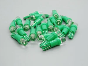 10 x Led Grün 12V Sockel T5 W2x4.6d Glühlampe Tachobeleuchtung - Picture 1 of 2