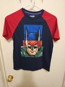 Justice League shirt DC Comics batman Flash Green lantern youth boys L 11/12 - Picture 1 of 3