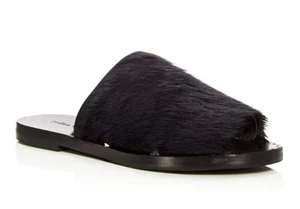 Freda Salvador 258516 Womens Leather & Calf Hair Sandals Midnight Blue Size 7 M - Picture 1 of 2