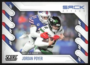 Jordan Poyer 2022 Panini Score Football # AS-JP Sack Attack Buffalo Bills - Bild 1 von 1