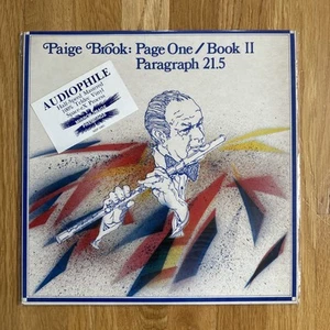 PAIGE BROOK: page one/book II/paragraph 21.5 Half speed master Teldec Vinyl LP - Picture 1 of 4
