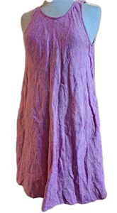 Vestido Lands' End sin mangas 100 % lino línea A para mujer talla S (6-8) playero verano - Imagen 1 de 9
