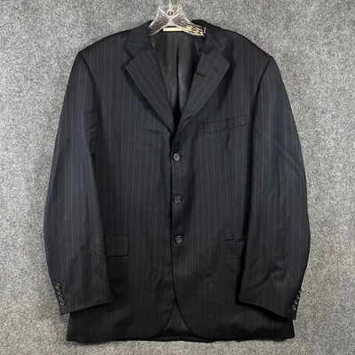 Blazer Burberry X Barneys NY 100 % lana a rayas | Hecho en Unión EE. UU. | Azul | 44 GNL Foto 1 de 4