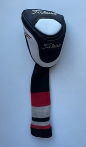 Titleist 910D Driver Headcover schwarz weiß Pullon Heavy Duty Cover #17 - Bild 1 von 3
