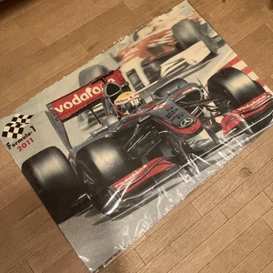 Formula 1 2011 Vodafone McLaren Mercedes Jumbo Poster 51x76cm Used Rare - Picture 1 of 5