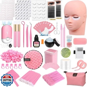 Lashes Kit for Eyelash Extension Beginner Lash Tech Starter Kit with Eye Lash - Picture 1 of 5