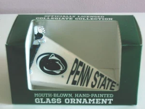 Alte Welt Weihnachten "Penn State Wimpel" Glas Ornament - Bild 1 von 1