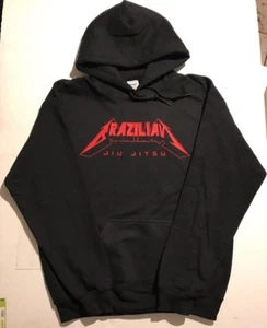 Metallica Brazilian Jiu-Jitsu Youth Hoodie Black Hooded Sweatshirt BJJ MMA UFC - Picture 1 of 2