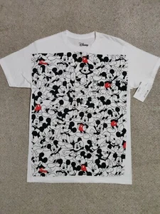Disney Mens Shirt White Size Medium M Graphic Tee Short Sleeve  - Picture 1 of 5