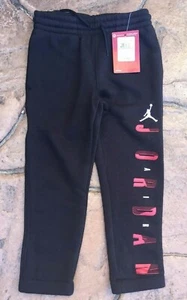JORDAN little boys' Jumpman Fleece Pants 852949 size 4 - Picture 1 of 3