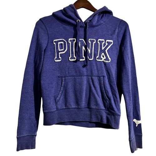 UNDERCOVER Felpa con cappuccio Victoria Secret ROSA donna viola taglia small Y2K