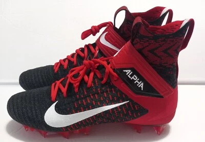 Men's Nike Alpha Menace Elite 2 Flyknit Football Cleats BV2077-003 Size 12.5 - Image 1 of 4