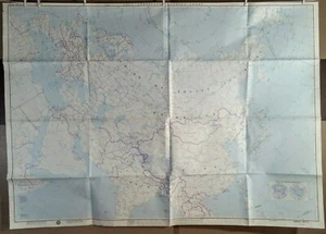 1978 EURASIA - USAF Aerospace Planning Chart - DMAAC Map - (ASC-1A) 41" x 57" - Picture 1 of 12