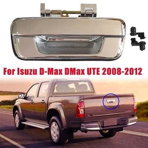 Chrome Tail Gate Handle Door Handle Back for Isuzu Dmax 2002 2003 2004 2005-2012 - Picture 1 of 5