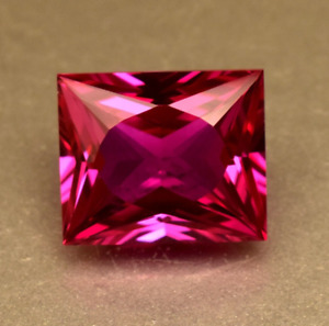 Ceylon Pink Sapphire 13.15 Ct Certified Princes Cut Baguette Loose Gemstone