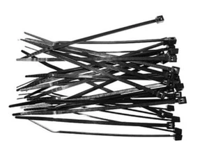 4 Black Tie-Wraps (30 pcs) by Racers Edge RCE5604BK - Picture 1 of 1