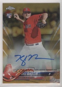 2018 Topps Chrome Update Gold Refractor /50 Kyle Martin #RA-KMA Rookie Auto RC