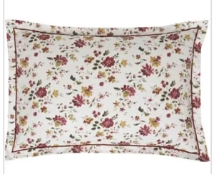 NEW Anne de Solene King Sham “Anna” Parisian Floral Long Staple Cotton - Picture 1 of 4