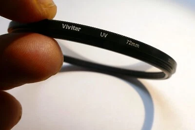 Vivitar UV 72mm Lens Filter thin profile for WIDE ANGLE lenses - Image 1 of 4