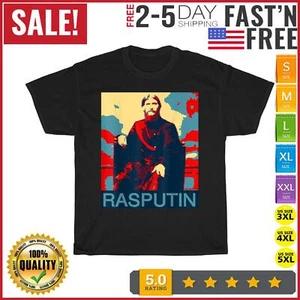 Rasputin Russian Halloween Costume Scary Creepy Vintage T Shirt Men Women NEW - Picture 1 of 9