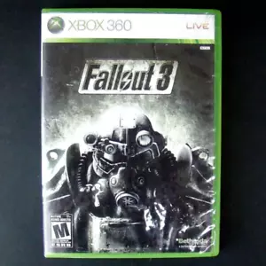 Fallout 3 Microsoft Xbox 360 Video Game Bethesda 2008 Complete CIB Manual - Picture 1 of 3