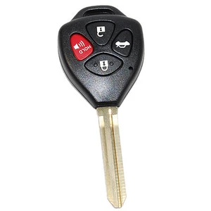 Remote Uncut 4 Buttons Key Shell FOB for Toyota Corolla 2007 2008 2009 2010 - Picture 1 of 3
