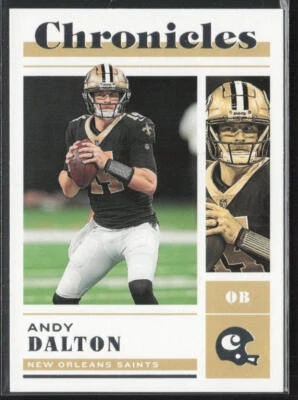 2022 Panini Chronicles #27 Andy Dalton Teal - Image 1 of 2