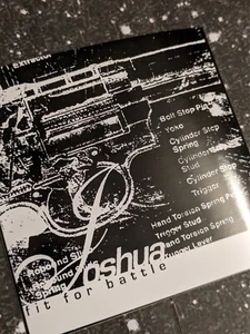 Pegatina de vinilo impermeable Joshua Fit for Battle 4 x 4" - Screamo Ampere Saetia - Imagen 1 de 3
