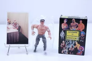 Legends Professional Wrestling Action Figure Firmato Auto Ricky Steamboat Bloody - Foto 1 di 12