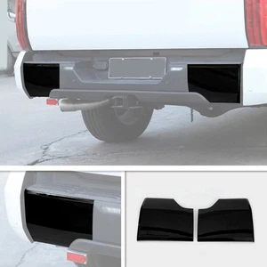 For Toyota Tundra 2022-2025 Glossy Black Rear Bumper End Cap Corner Cover Trim - Picture 1 of 10