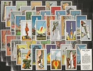 PRIMROSE-FULL SET- SPACE PATROL 1970 (LARGER CARD 50 CARDS) EXCELLENT+++ - Picture 1 of 4