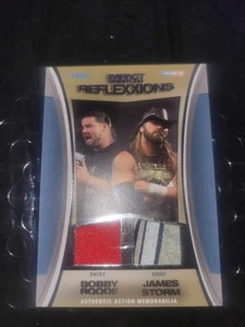 2012 TNA WRESTLING REFLEXXIONS DUAL PATCH Bobby Roode & James Storm /199 - Picture 1 of 4