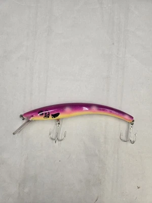 Raro De Colección Púrpura/Rosa Amarillo Arrecife Corredor Apx 8 Pulgadas Música Lucio Bajo Manivela  Foto 1 de 4