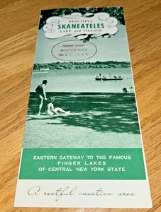 Vintage 1960s SKANEATELES LAKE AND VILLAGE, N.Y, Brochure SHERWOOD INN / KREBS - Picture 1 of 8