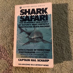 Shark safari by Captain House Sharp 1976 paperback - Picture 1 of 2