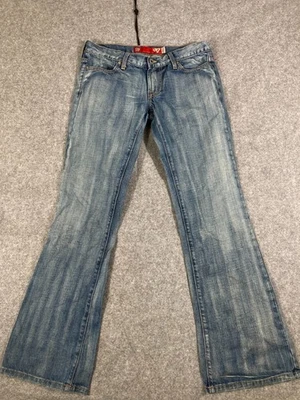 Guess Bootcut Jeans Womens 30 Blue Denim Waistband 5-Pocket Design Vintage - Image 1 of 4