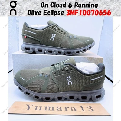AUF On Cloud 6 Running Olive Eclipse 3MF10070656 Herren Gr.