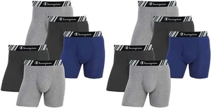 Champion Elite Men's Boxer Briefs 10-Pack All Day Comfort Double Dry X-Temp... - Picture 1 of 8