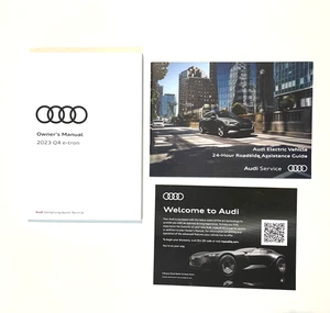 2023 AUDI Q4  E-TRON  OWNERS MANUAL OEM ITEM WITH OEM CASE. - Bild 1 von 2