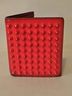 CHRISTIAN LOUBOUTIN Bifold Wallet with Studded VG limited From  - Image 1 of 4